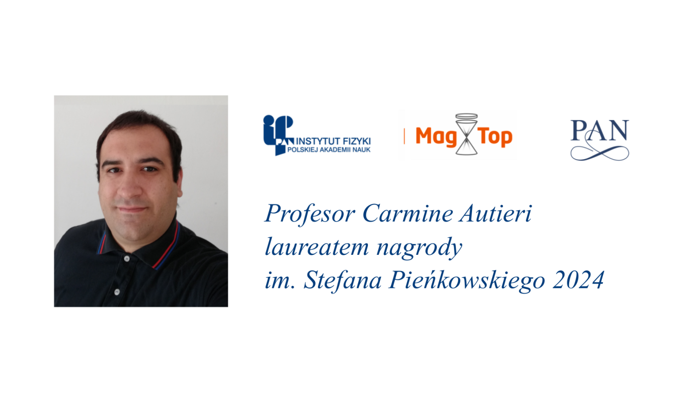 Profesor Carmine Autieri laureatem Nagrody im. Stefana Pieńkowskiego 2024